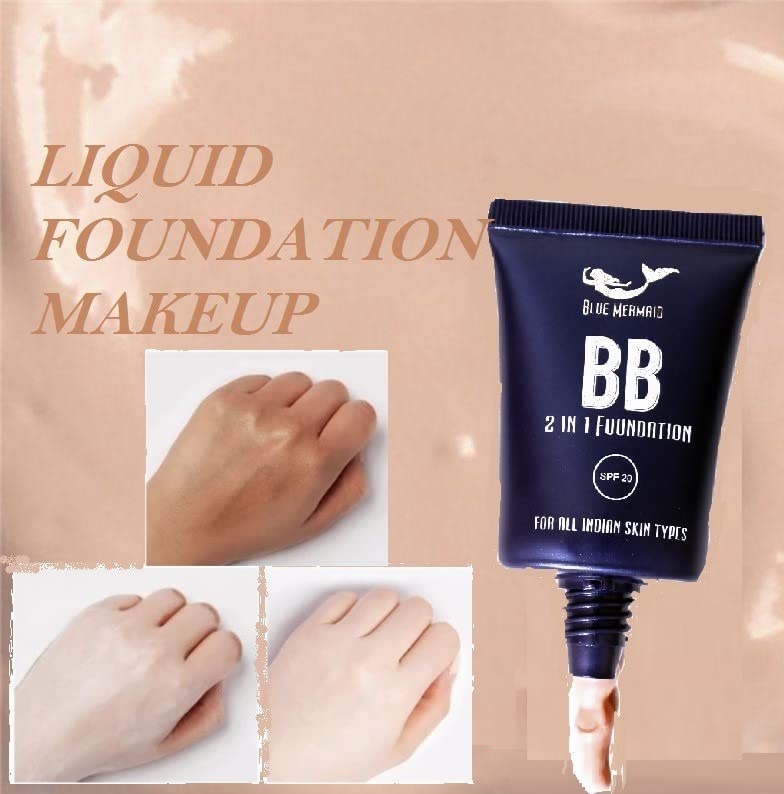Natural Coverage Waterproof Liquid Foundation Makeup - Long Lasting Full Coverage Foundation for Flawless Skin | Perfect for Daily Wear, Outdoor Activities & Special Occasions