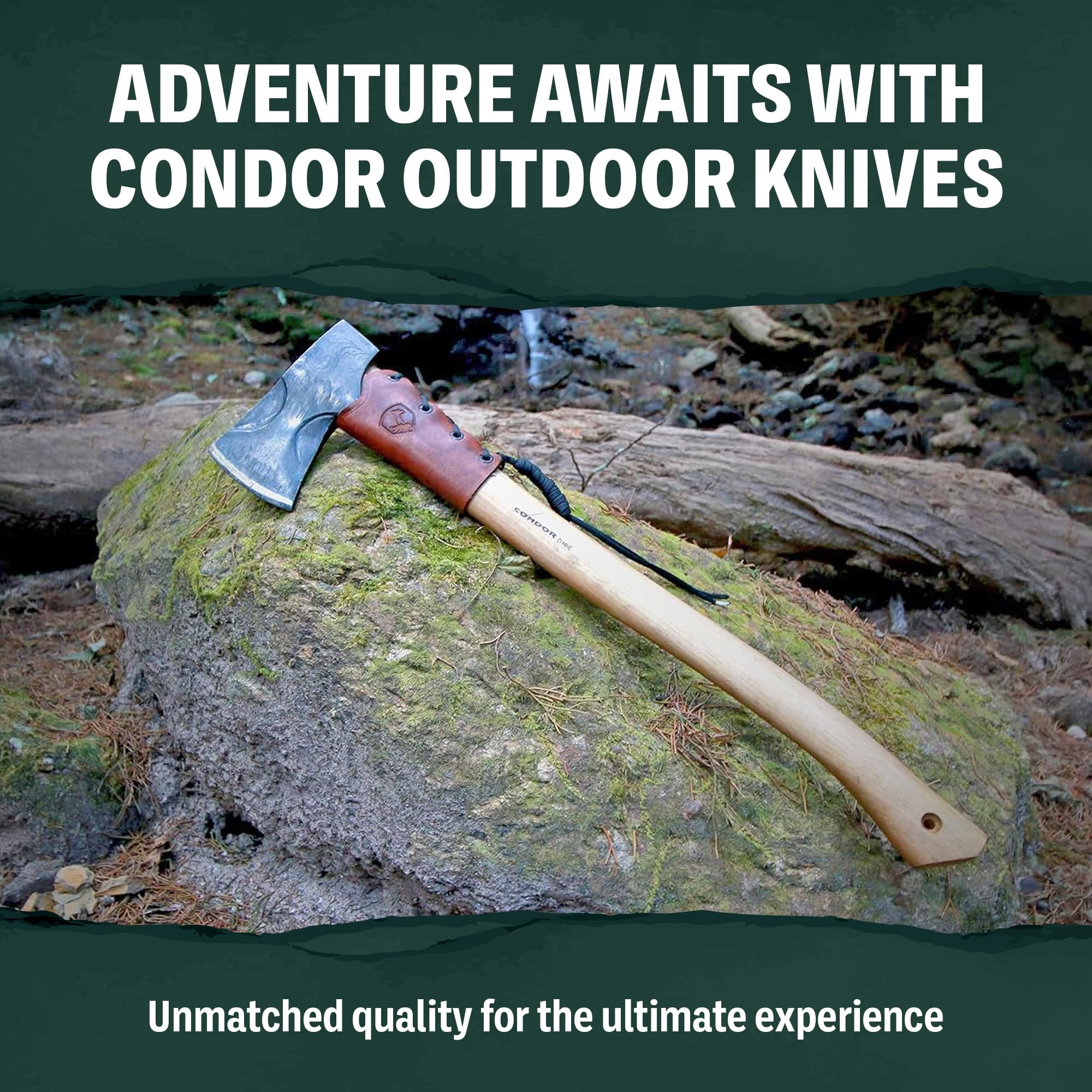 Condor Tool & Knife Wastelander Survival Machete - 1075 High Carbon Steel Blade with Micarta Handle & Kydex Sheath - Heavy Duty Bushcraft, Camping, Survival Knife for Outdoor Adventures, Hunting, and Emergency Preparedness