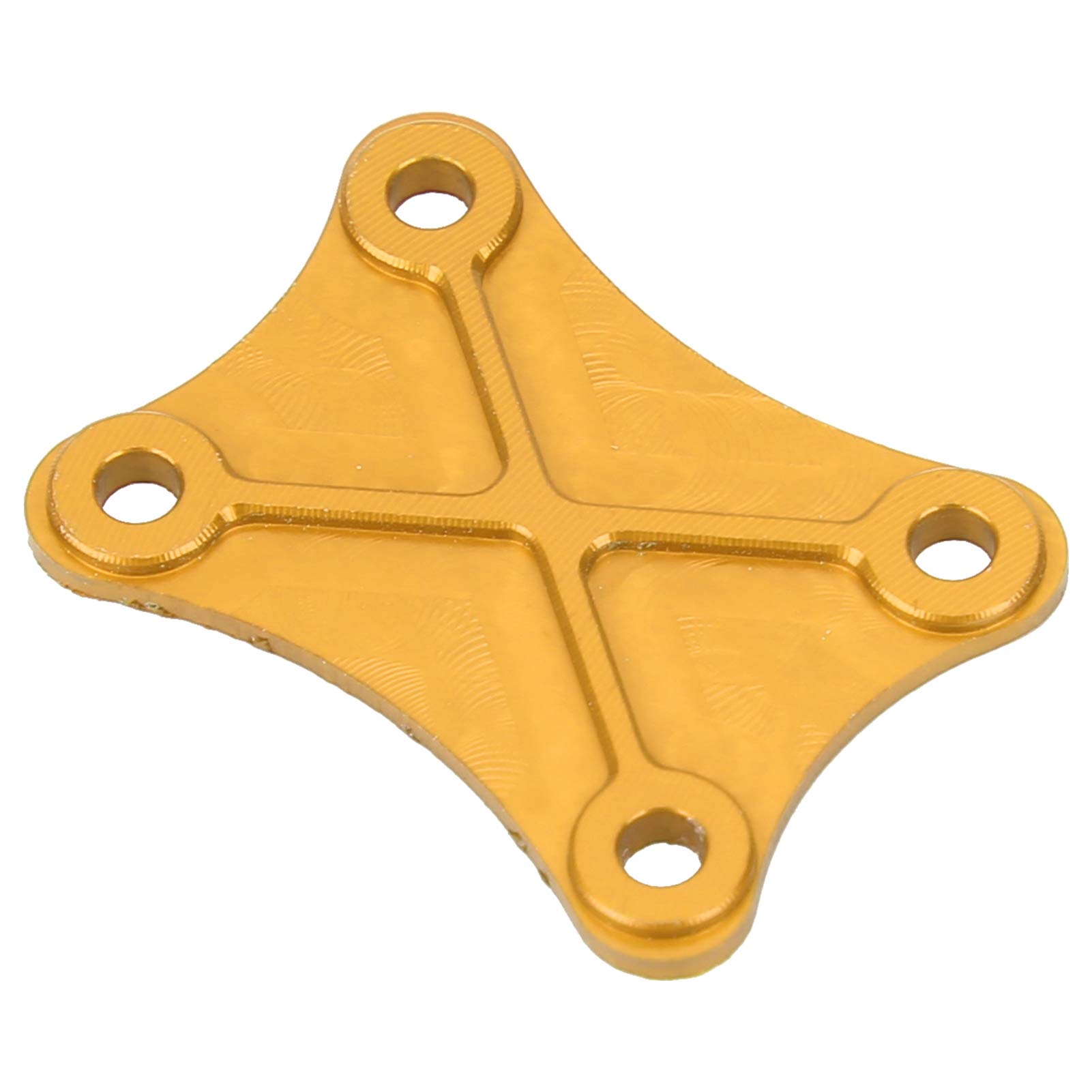 High-Performance CNC Machined Aluminum Alloy Rear Wing for Wltoys 144001 1/14 Scale RC Car - Golden Yellow | Durable Upgrade Part for Drift Racing & Off-Road Remote Control Vehicles