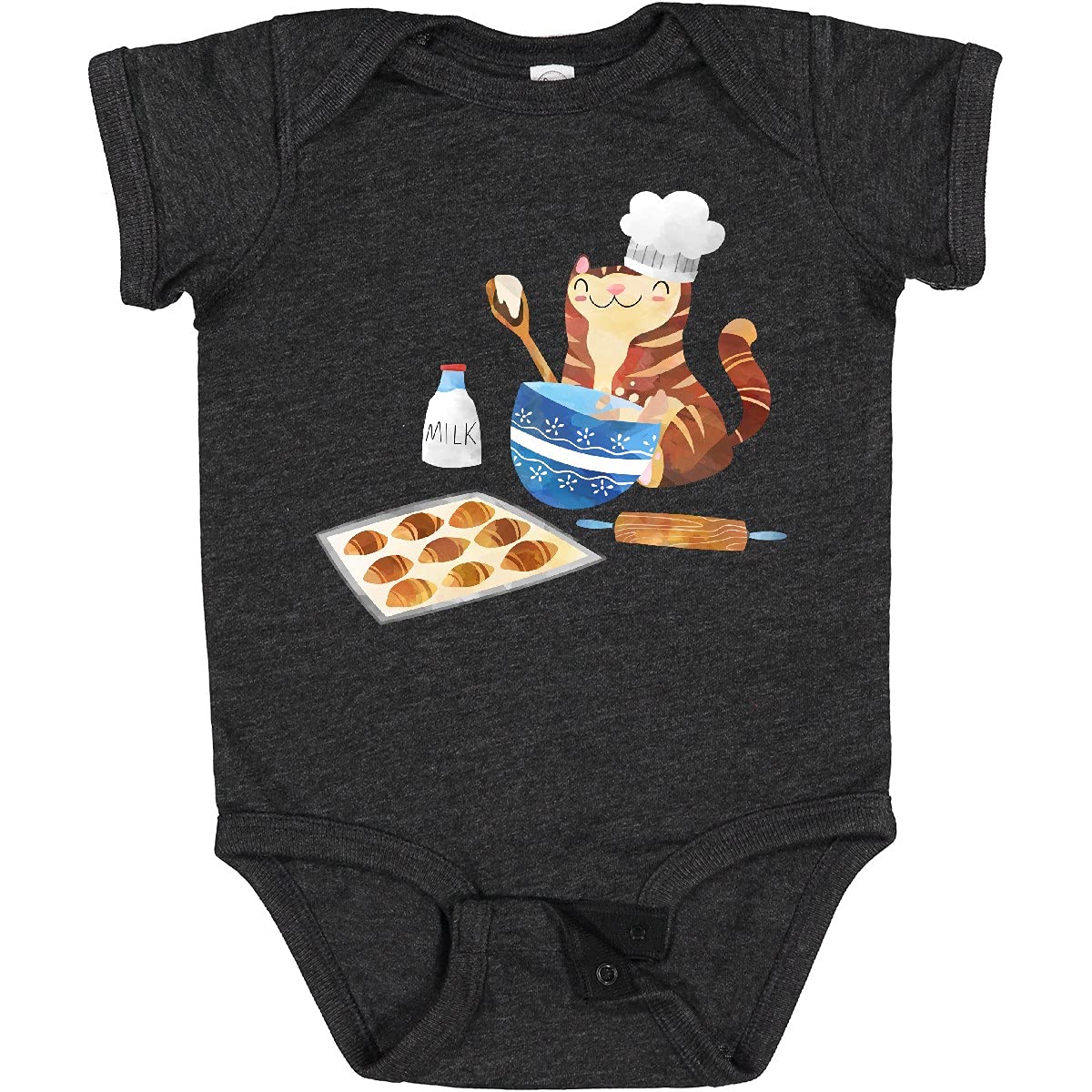 Inktastic Baker Kitty Baby Bodysuit - Cute Baking Outfit for Infants