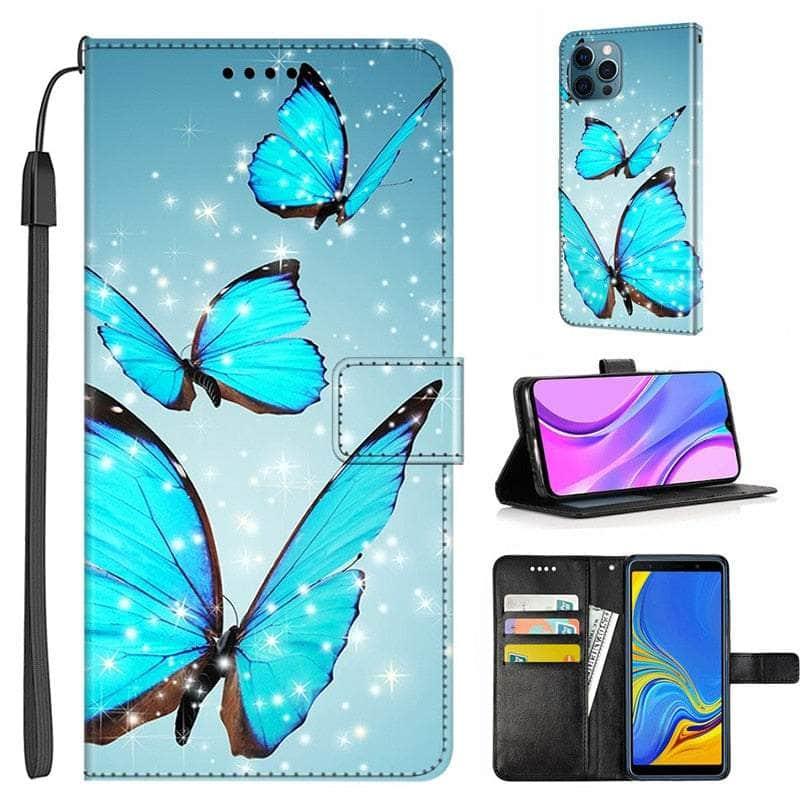 Samsung Galaxy A34 Marble Leather Case - Premium Protective Cover with Slim Fit & Soft Touch - Perfect for Daily Use, Travel & Business