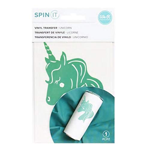 We R Memory Keepers Vinyl Transfer Spin It Tool - Unicorn Design for DIY Crafts, Scrapbooking & Home Decor Projects