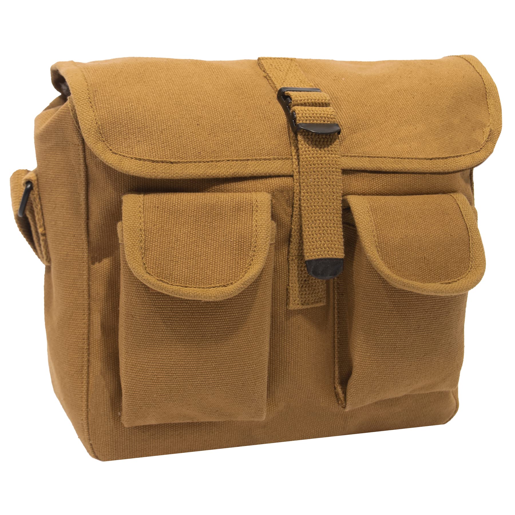 Rothco Durable Canvas Ammo Crossbody Shoulder Bag - Military Style Tactical EDC Pouch for Hunting, Hiking & Outdoor Adventures