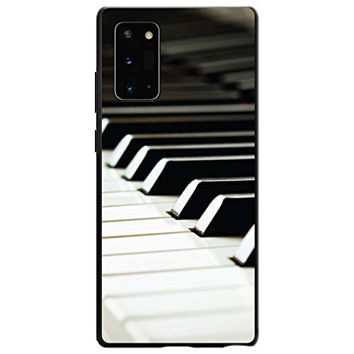 Piano Keys Keyboard On Black Case