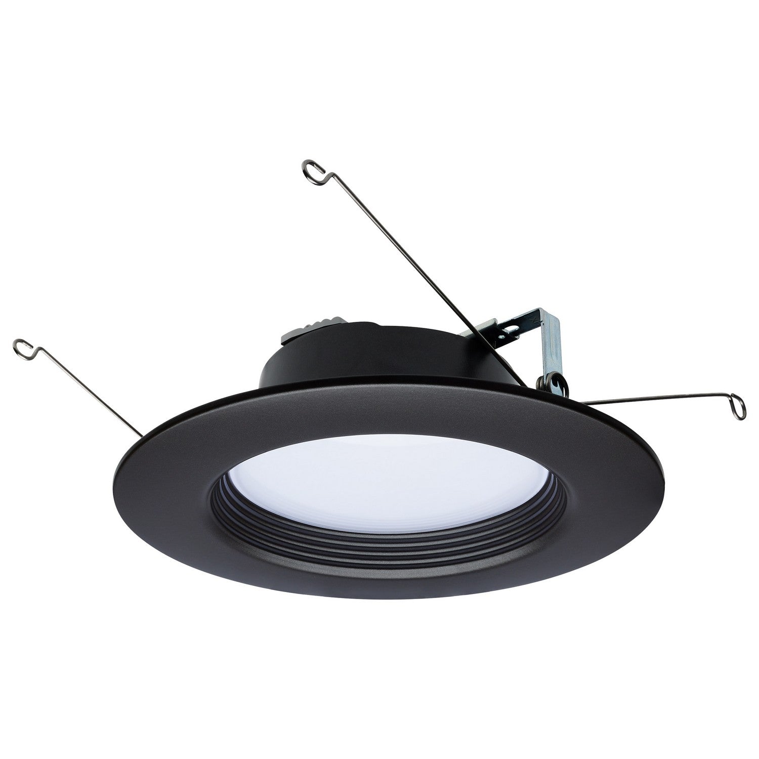 5/6 Inch Retrofit LED Can Light - 9W, 800 Lumens, 5 Color Temperatures (2700K-5000K), Bronze Baffle Trim - Perfect for Living Room, Kitchen, Bedroom & Office Lighting