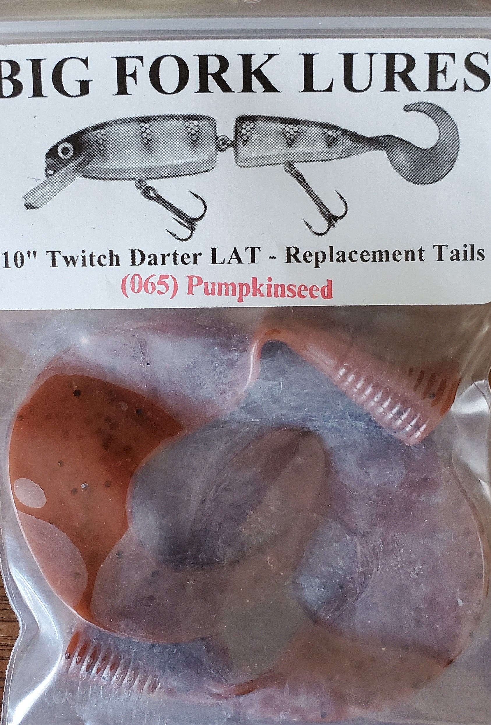 Big Fork Twitch Darter LAT Replacement Tails - Premium Fishing Lure Accessories for Bass, Walleye & Pike - Perfect for Freshwater & Saltwater Angling
