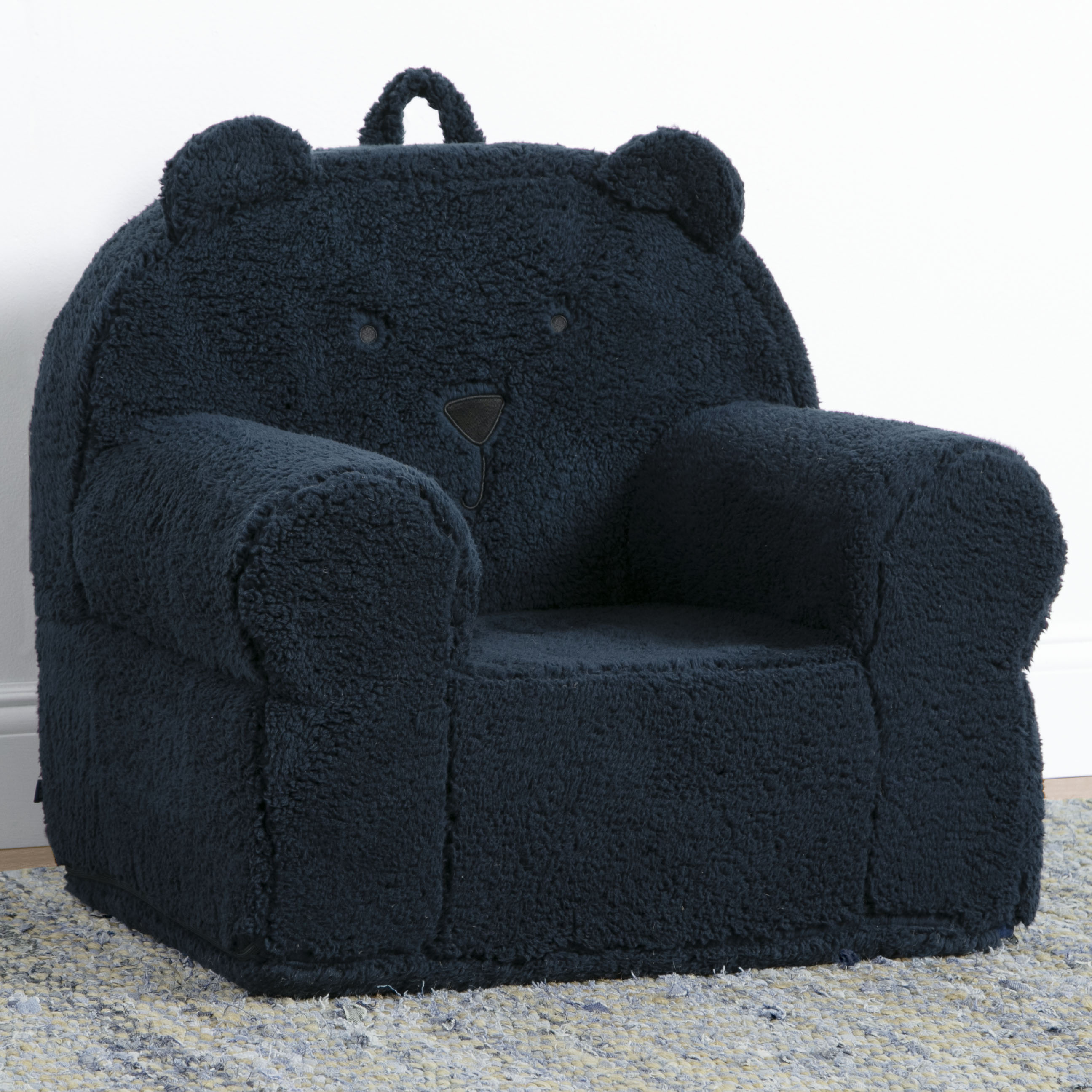 Cozy BabyGap Sherpa Bear Chair - Soft Plush Kids Armchair for Nursery, Bedroom & Playroom - Perfect for Reading, Relaxing & Playtime