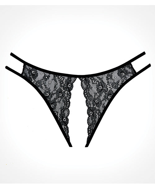 Adore Sweet Honey Panty Black One Size - Sexy Lingerie for Women, Perfect for Date Night & Special Occasions