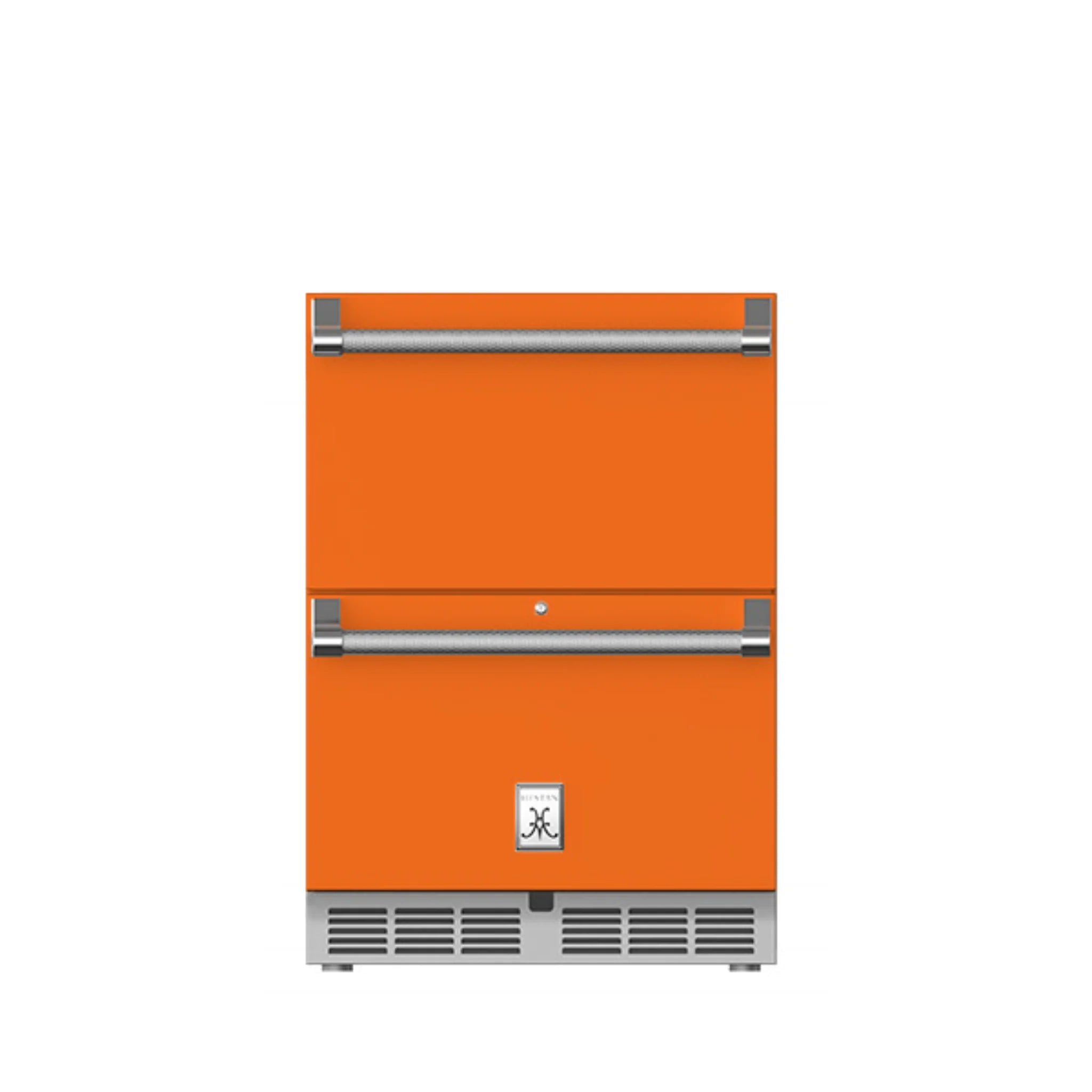 Hestan 24-Inch Outdoor Refrigerator Freezer Combo with Lock - GRFR24 - Perfect for Patio, Backyard, and Outdoor Kitchen Use