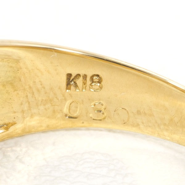 18K Yellow Gold Diamond Ring for Women - Elegant Solitaire Engagement & Wedding Band - Perfect for Proposals, Anniversaries, and Special Occasions