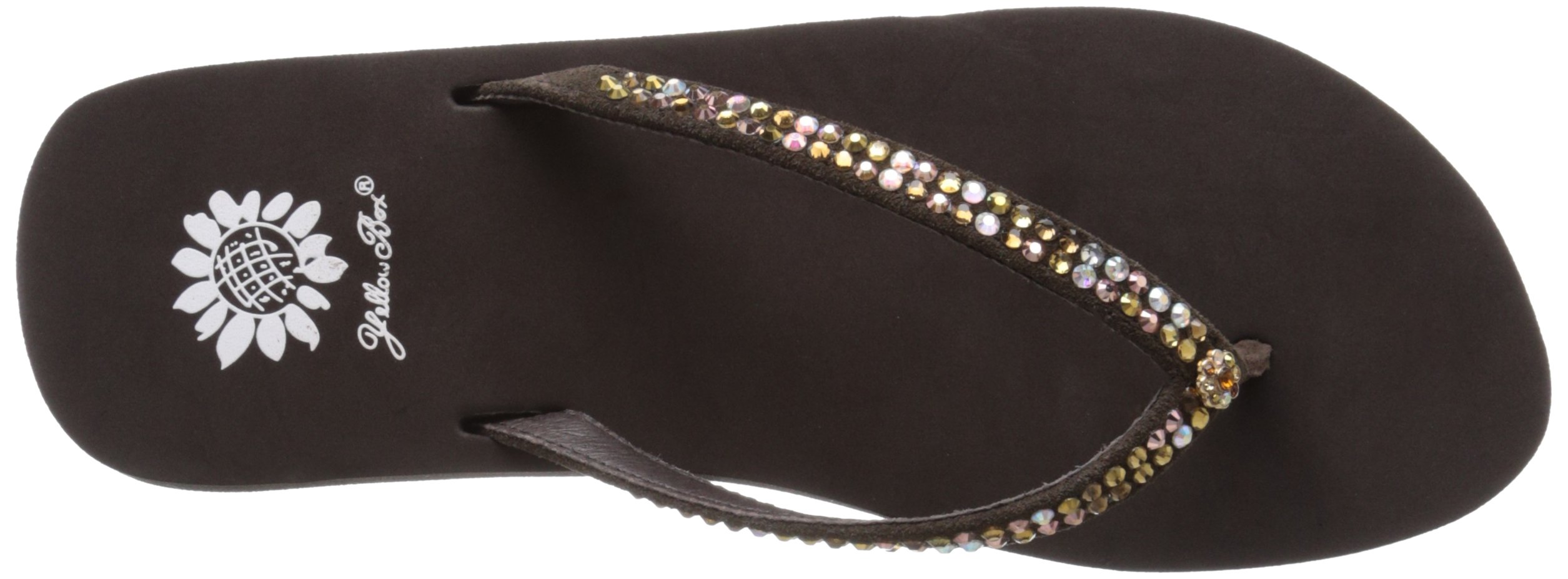 Yellow Box Women's Jello Sandal - Comfortable Casual Flip Flops for Summer Beach, Pool, and Outdoor Wear