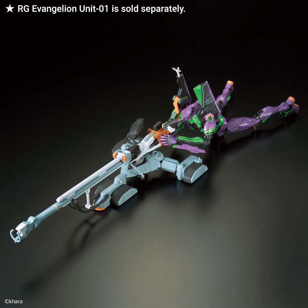 Bandai RG Evangelion Unit 00 DX Posetron Cannon Model Kit - High-Quality Anime Action Figure for Collectors | Perfect for Display, Gifts & Anime Enthusiasts