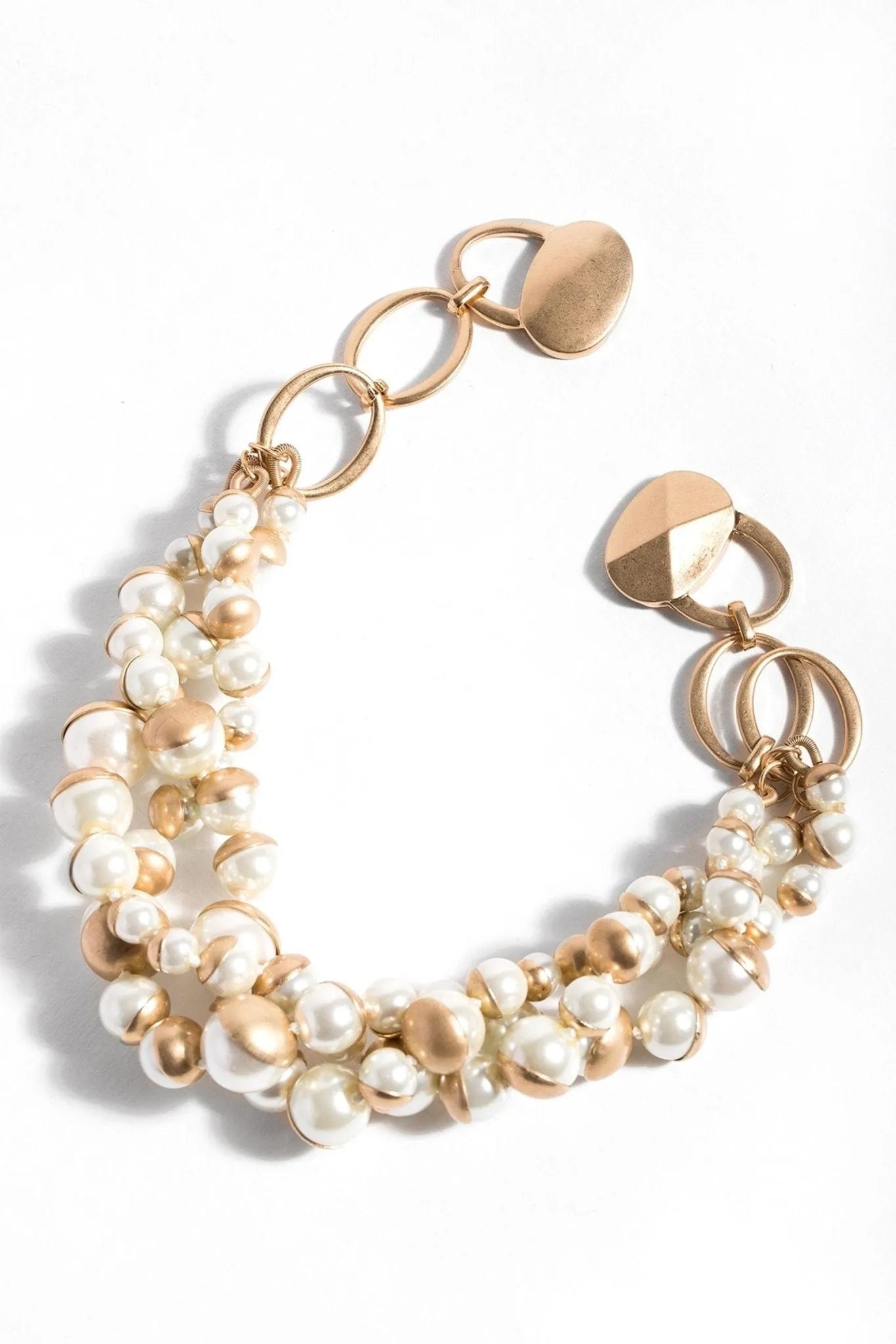Elegant Half Moon Pearl Statement Necklace for Women - Perfect for Weddings, Parties & Special Occasions