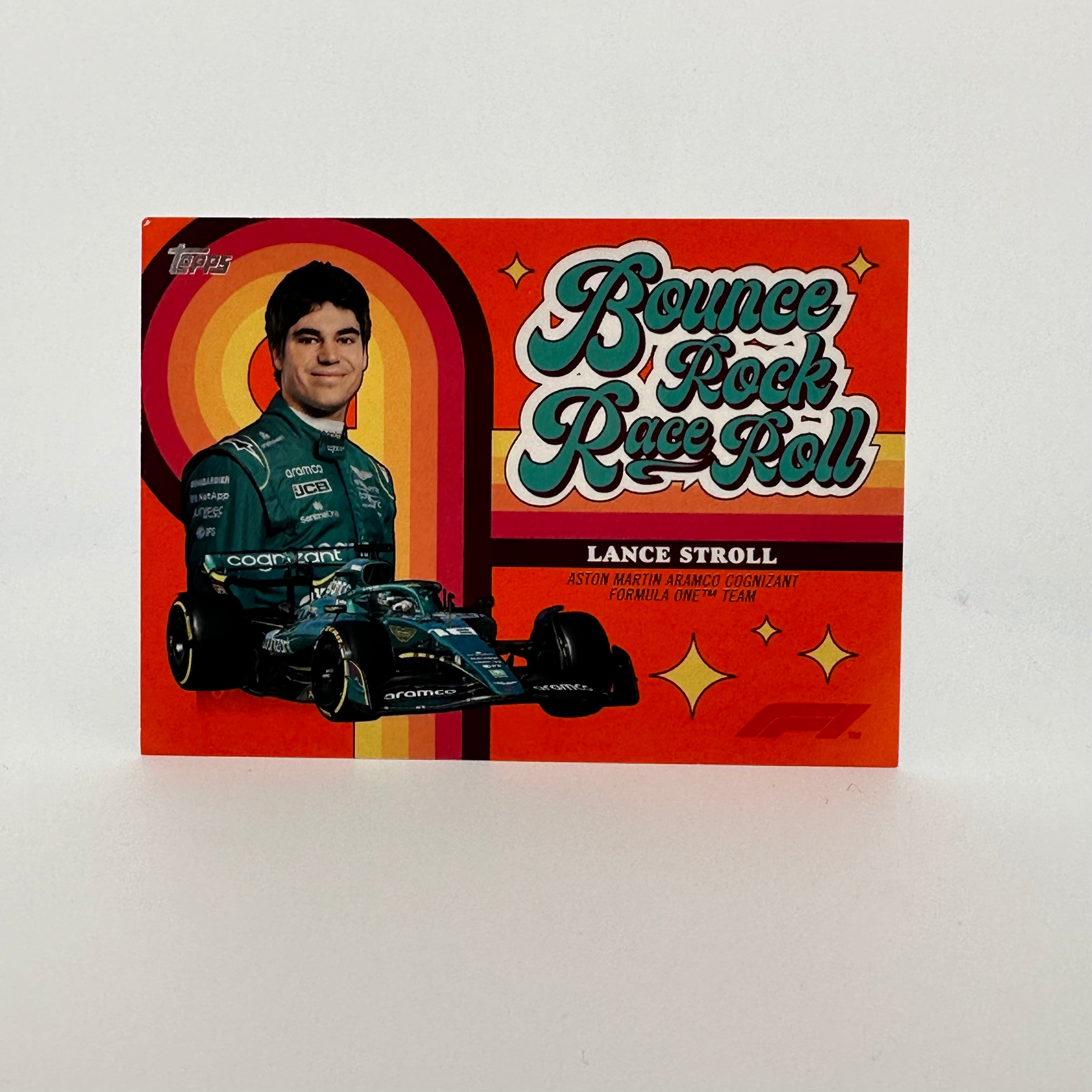 2022 Topps Formula 1 Lance Stroll Orange #16/25 Bounce Rock Race Roll - F1 Racing Collectible for Fans & Memorabilia Enthusiasts