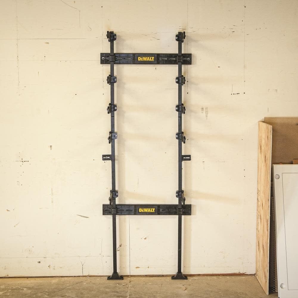 DEWALT DWST08260 Tough System Garage Storage Rack - Heavy-Duty Wall Mounted Organizer for Tools & Equipment - Perfect for Home Garage, Workshop & DIY Projects