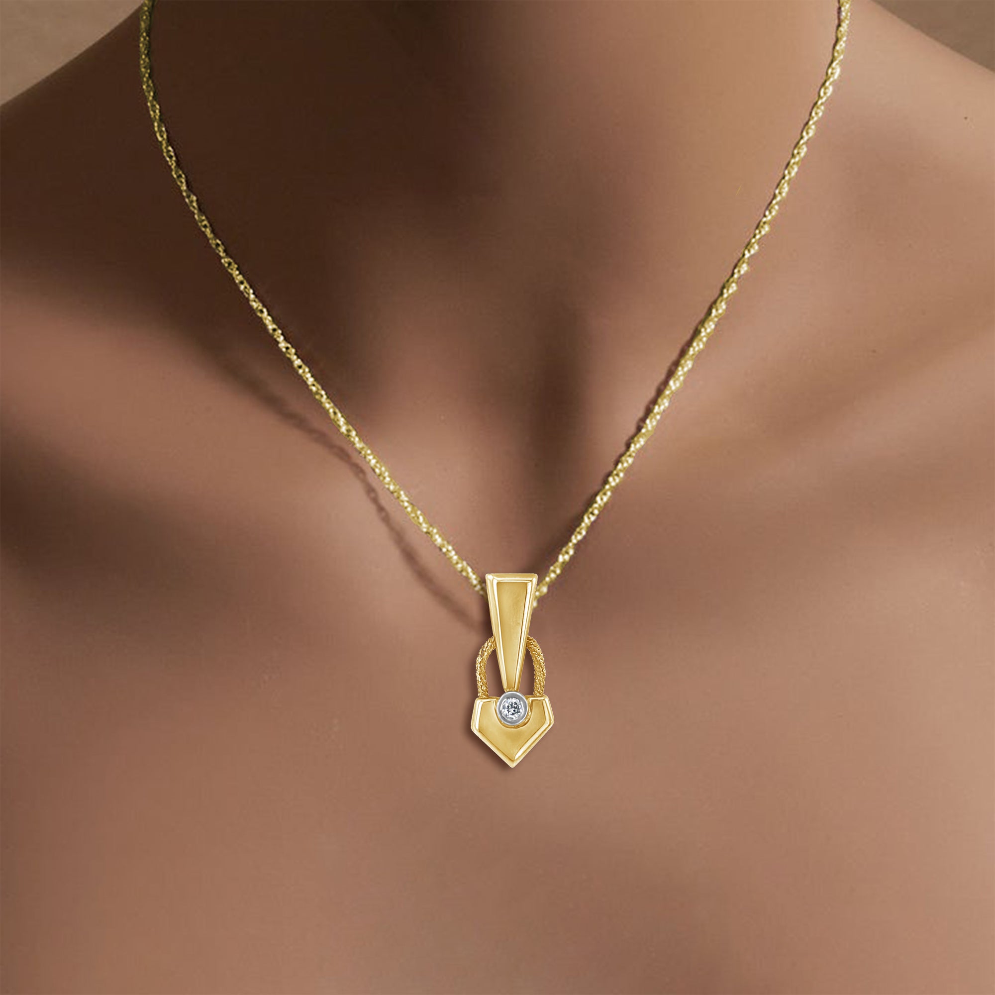 Diamond Lock Pendant Necklace for Women - Elegant Jewelry Gift for Valentine's Day, Anniversary & Special Occasions