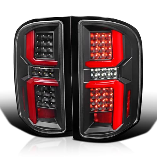 Matte Black Housing Clear Lens Red Bars