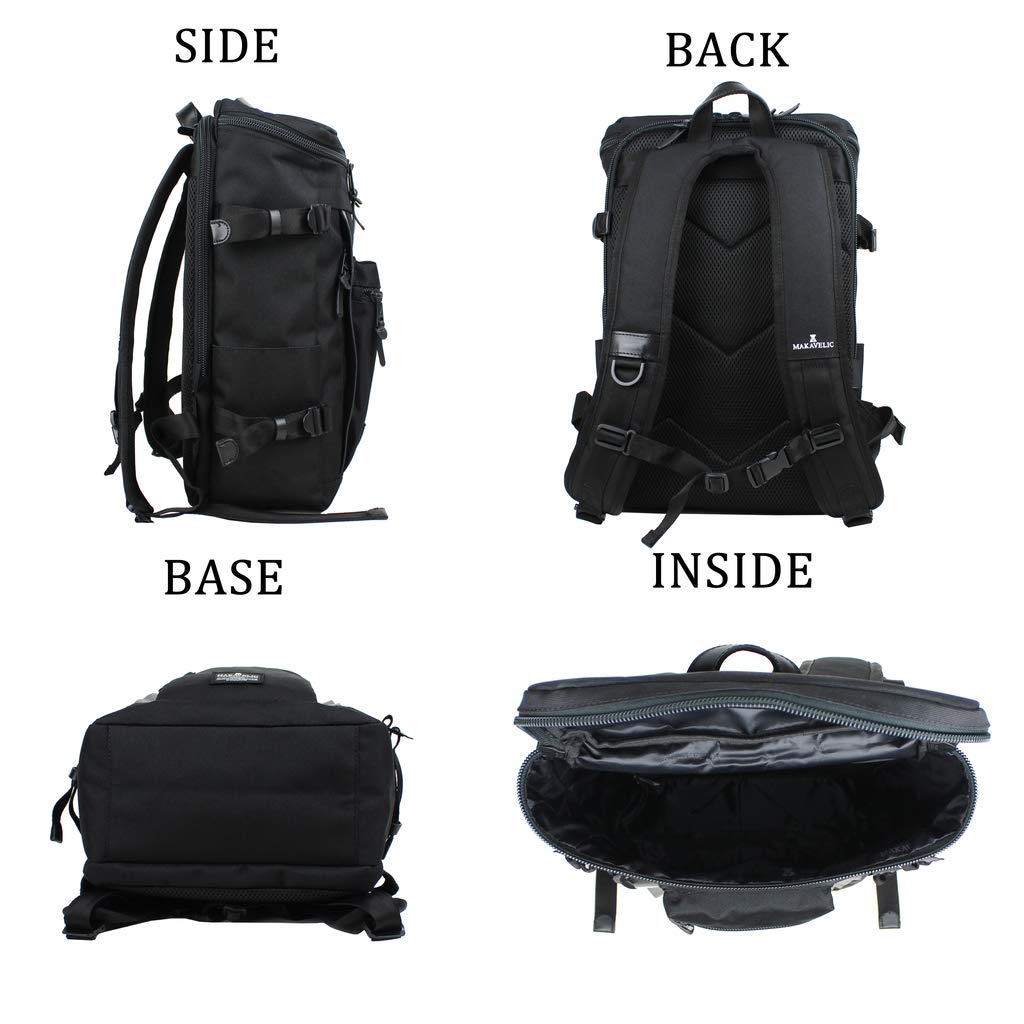 **Machiavellik 3109-10119 CHASE Rectangular Daypack Backpack - 13-Inch Laptop Compartment, Dark Navy - Perfect for Work, School & Travel**