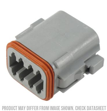 DT06 08SA Deutsch Connector for GX & MX Gigavac Auto Contactors - 4 Pin IP67 Waterproof Electrical Connector - Perfect for Automotive, Marine, and Industrial Applications