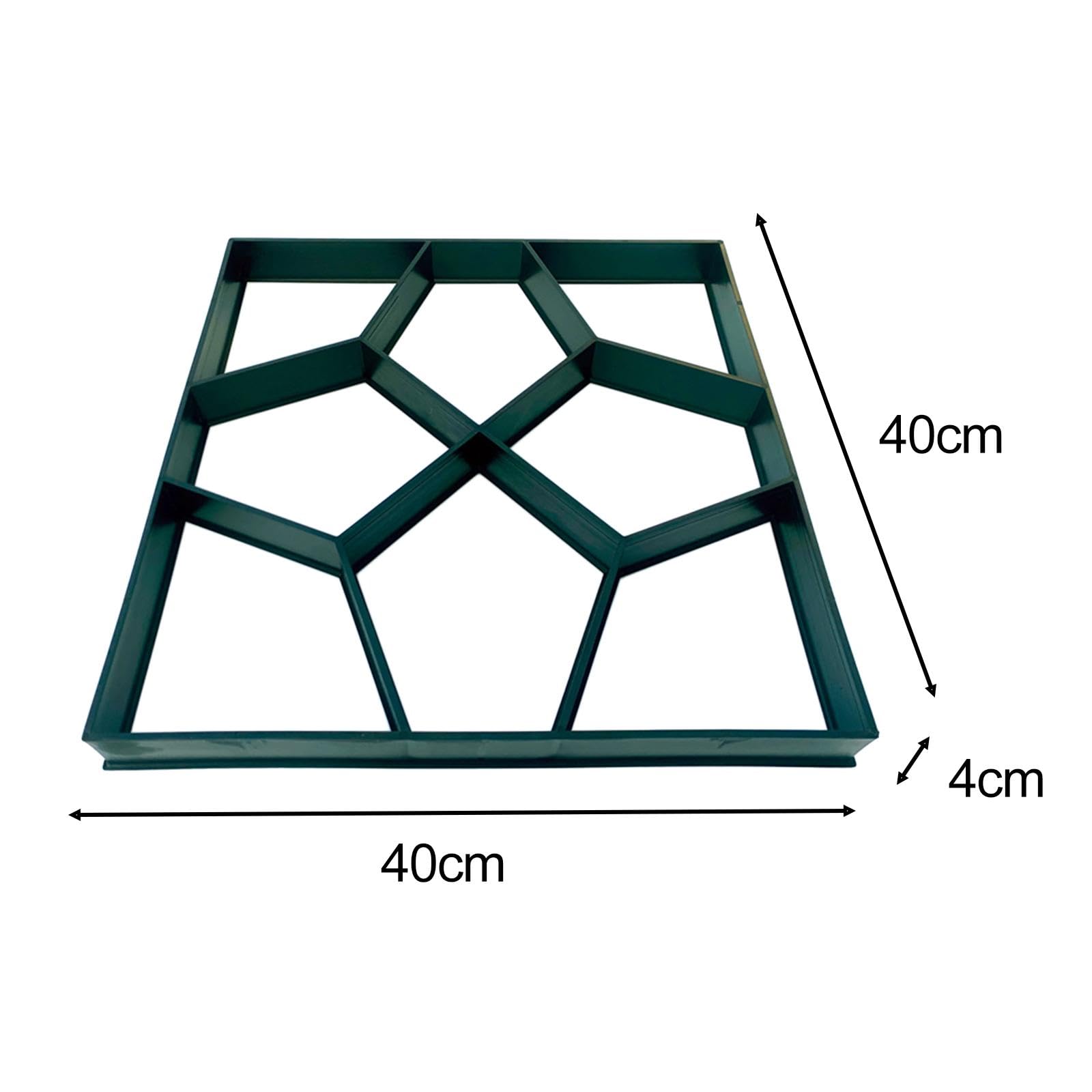 MYCENSE Walk Path Maker Stepping Stone Paver - Concrete Molding for Garden Pathways, Patios & Landscaping (Style A) - DIY Garden Path, Walkway & Yard Decoration Project