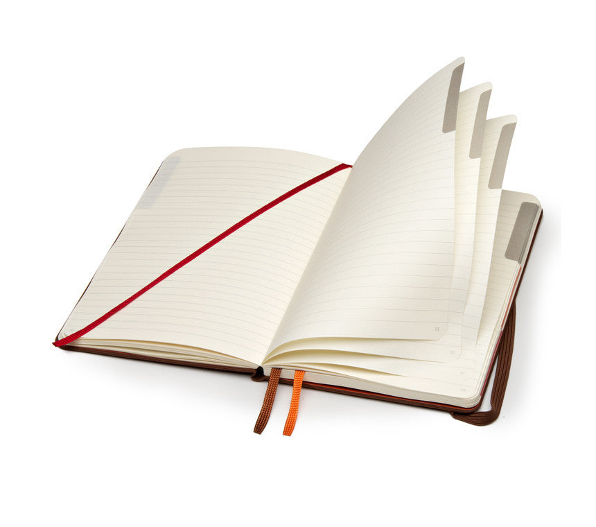 Moleskine Voyageur Travel Journal - Premium Leather Notebook for Writing, Sketching & Note Taking - Perfect for Travelers, Students & Professionals