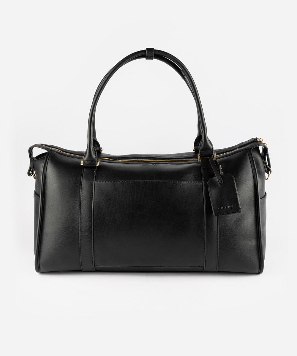 Atlas Weekender Bag - Vegan Leather Duffle for Travel, Gym & Hospital | Stylish & Spacious Carry-On for Women & Men | Perfect for Overnight Trips, Workouts & Maternity Stay