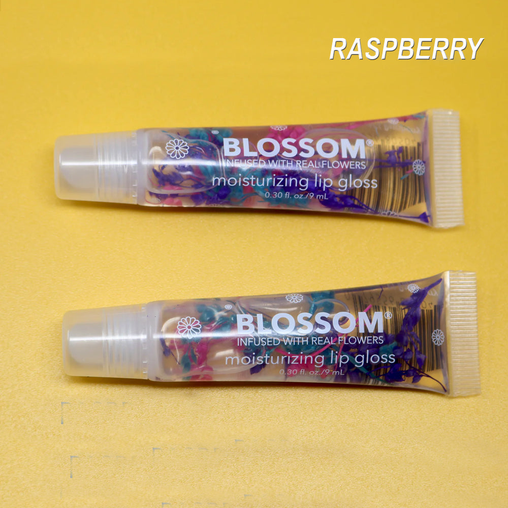 Blossom Moisturizing Lip Gloss - Clear Hydrating Lip Gloss with Vitamin E - 2 Pack Lip Smackers for Soft, Shiny Lips | Perfect for Daily Wear & Special Occasions