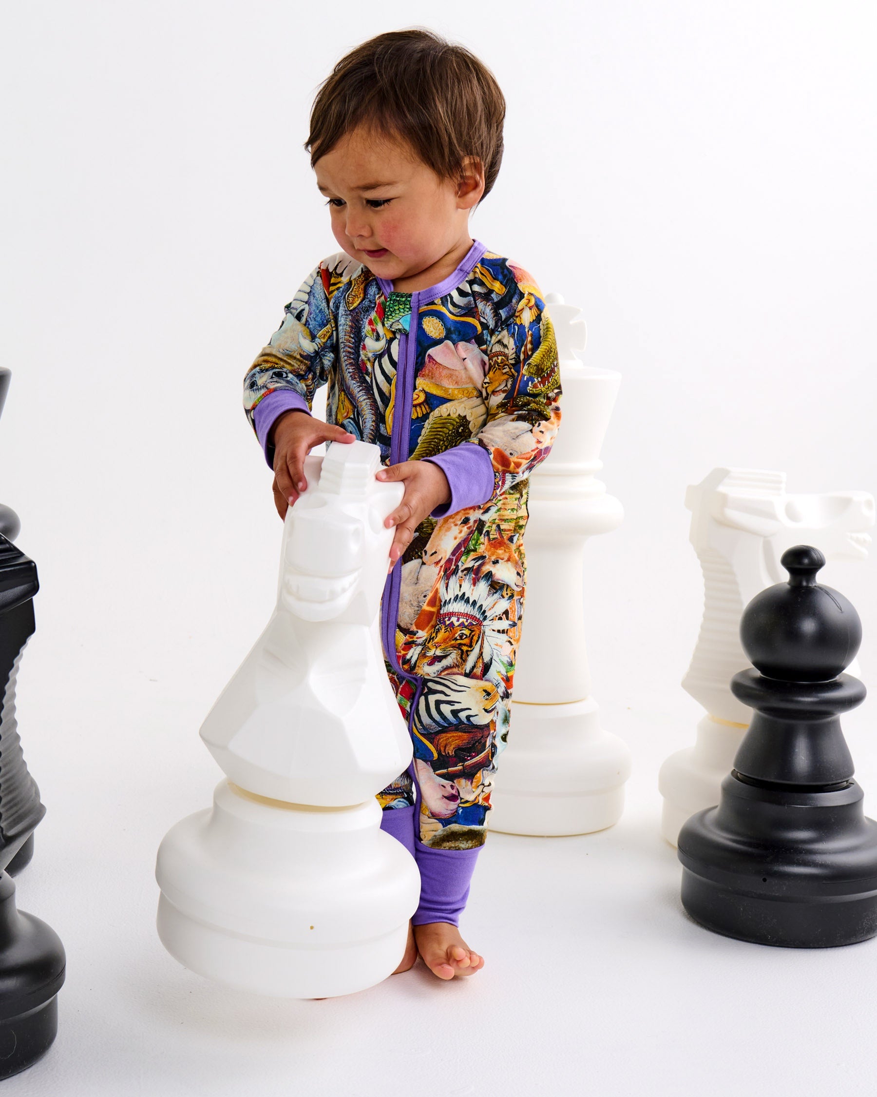 Kip&Co x Eleventh Hour Organic Cotton Long Sleeve Zip Romper - Soft Baby Jumpsuit for Boys & Girls | Perfect for Playdates, Birthday Parties & Family Photos
