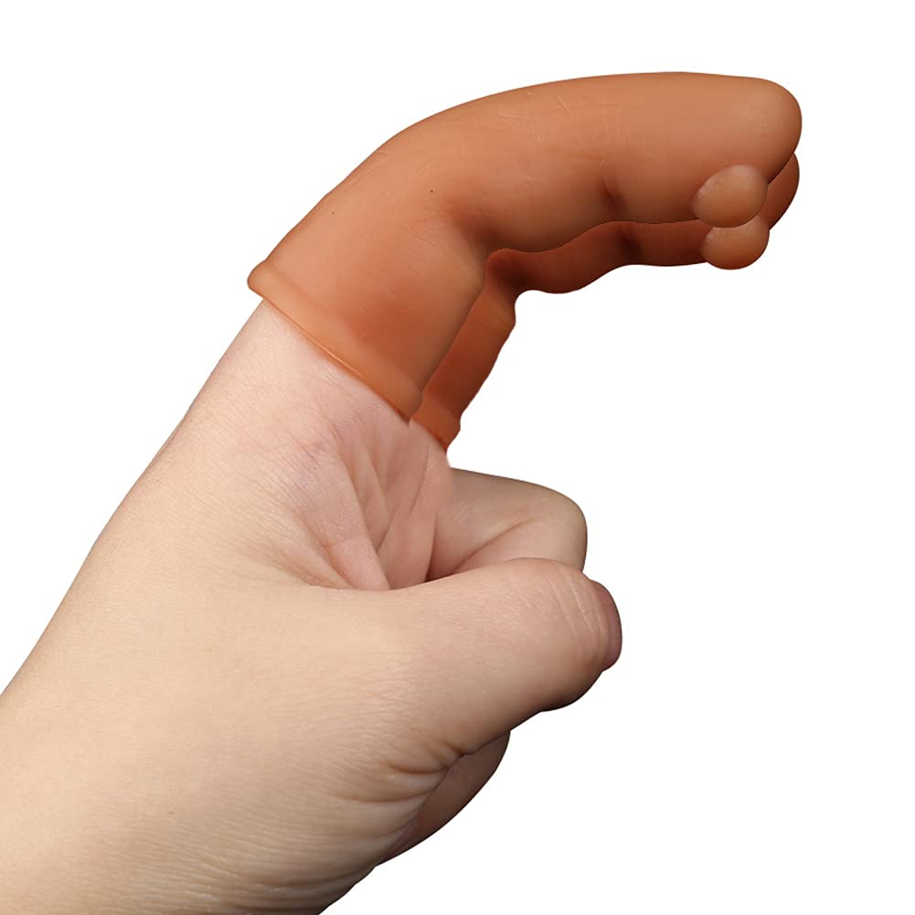 Premium Liquid Silicone Finger Sleeve - Prostate & G-Spot Massager for Women & Men - Soft Medical-Grade Silicone - Perfect for Sensual Massage, Intimate Play & Personal Wellness