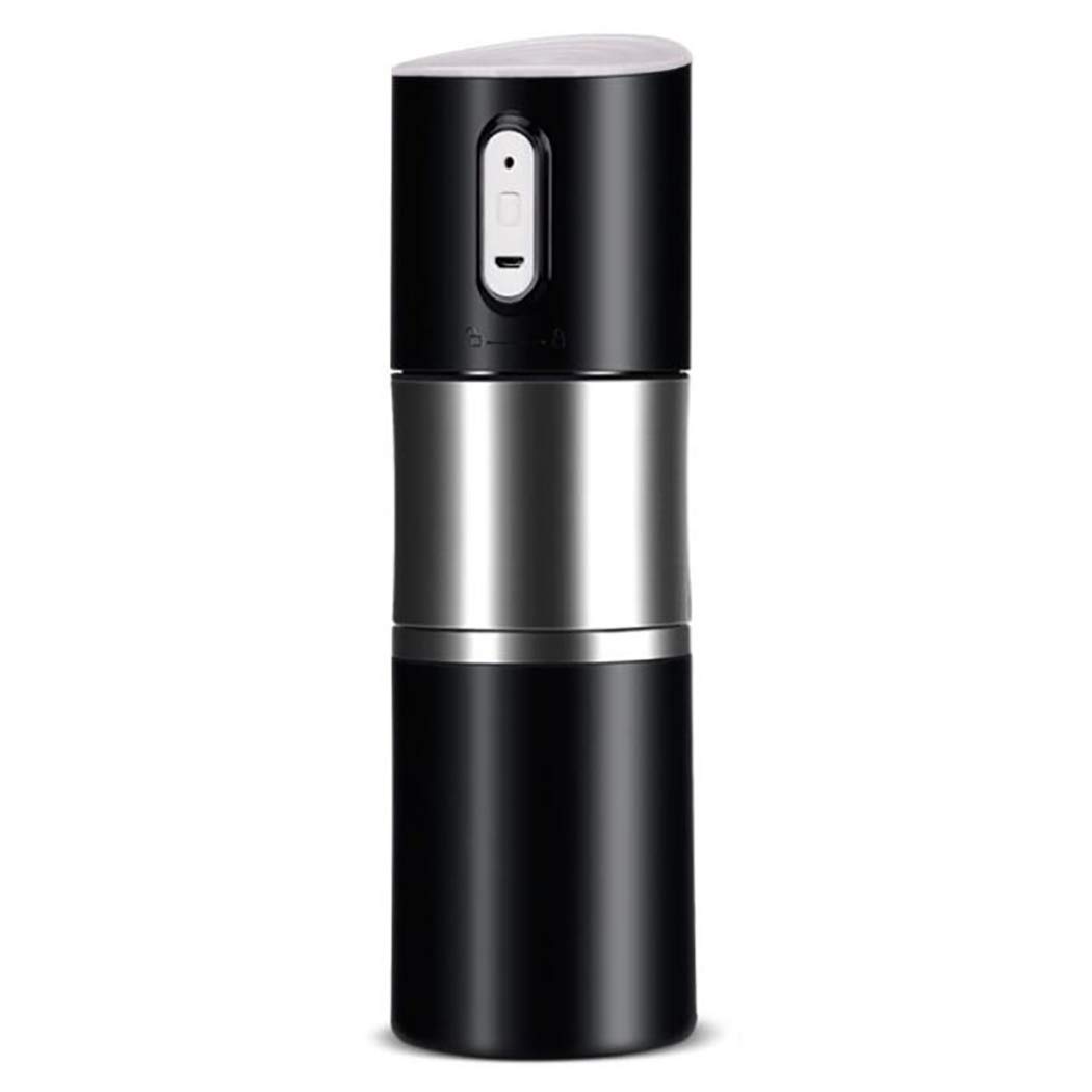DPPAN Electric Coffee Bean Grinder - Automatic Burr Grinder for Espresso & Spices, Black | Perfect for Home, Office & Coffee Shops
