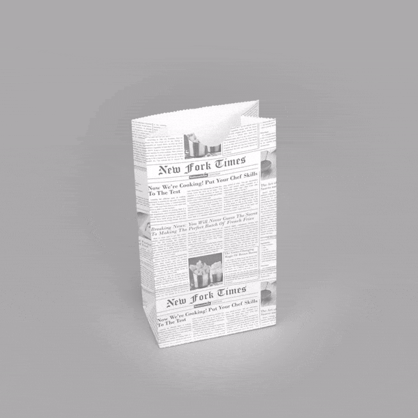 Eco-Friendly Kraft Paper Bags 2 lb Capacity - 4.25