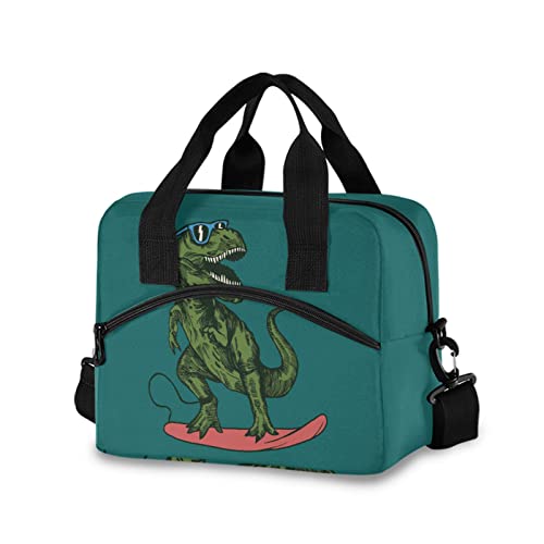 Skateboard Dinosaur - shoulder