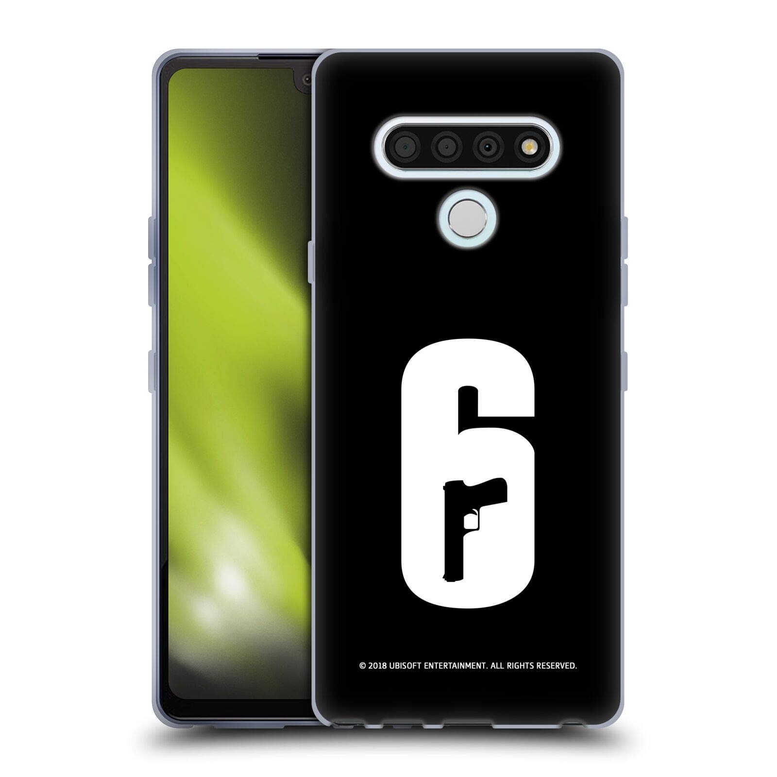 Head Case Designs Rainbow Six Siege Soft Gel Case for LG Stylo 6 - Officially Licensed Black & White Gaming Phone Cover for Protection & Style