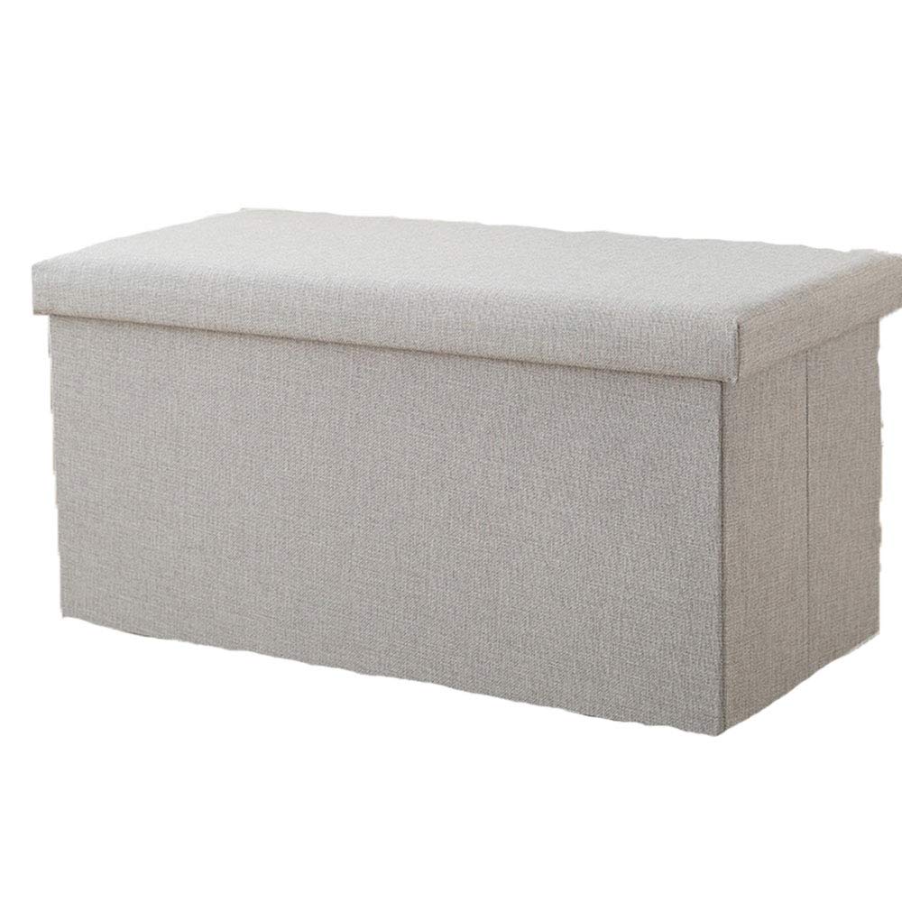Svitolina Multi-Functional Folding Storage Stool - Toy Box, Ottoman & Side Table for Living Room, Bedroom & Nursery - Holds 330 lbs - Space Saving Home Organization Solution