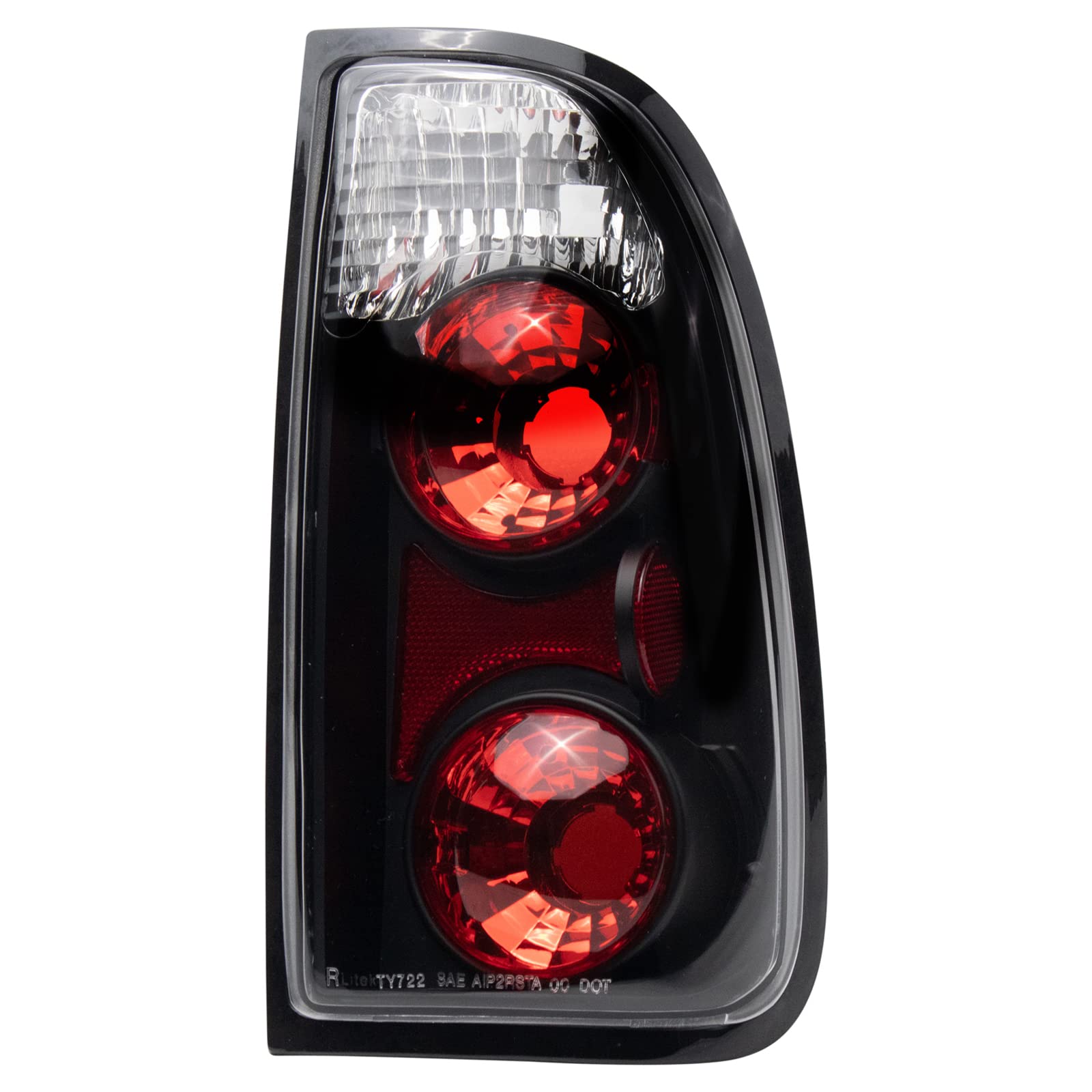 TRQ Rear Tail Lights Set Compatible with 2000-2006 Toyota Tundra - TO2800129 TO2801129 - Replacement Brake Lights for Improved Safety & Style - Perfect for Night Driving & Off-Road Adventures