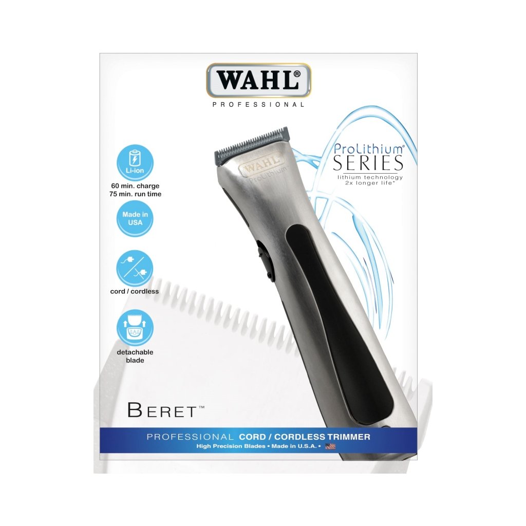 Lithium Battery Beard Trimmer for Men - Cordless Electric Shaver with Precision Blades for Smooth Grooming at Home or Travel