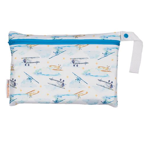 Smart Bottoms Small Wet Bag - Waterproof & Reusable Diaper Wet Bag for Babies - Perfect for Daycare, Travel & On-the-Go