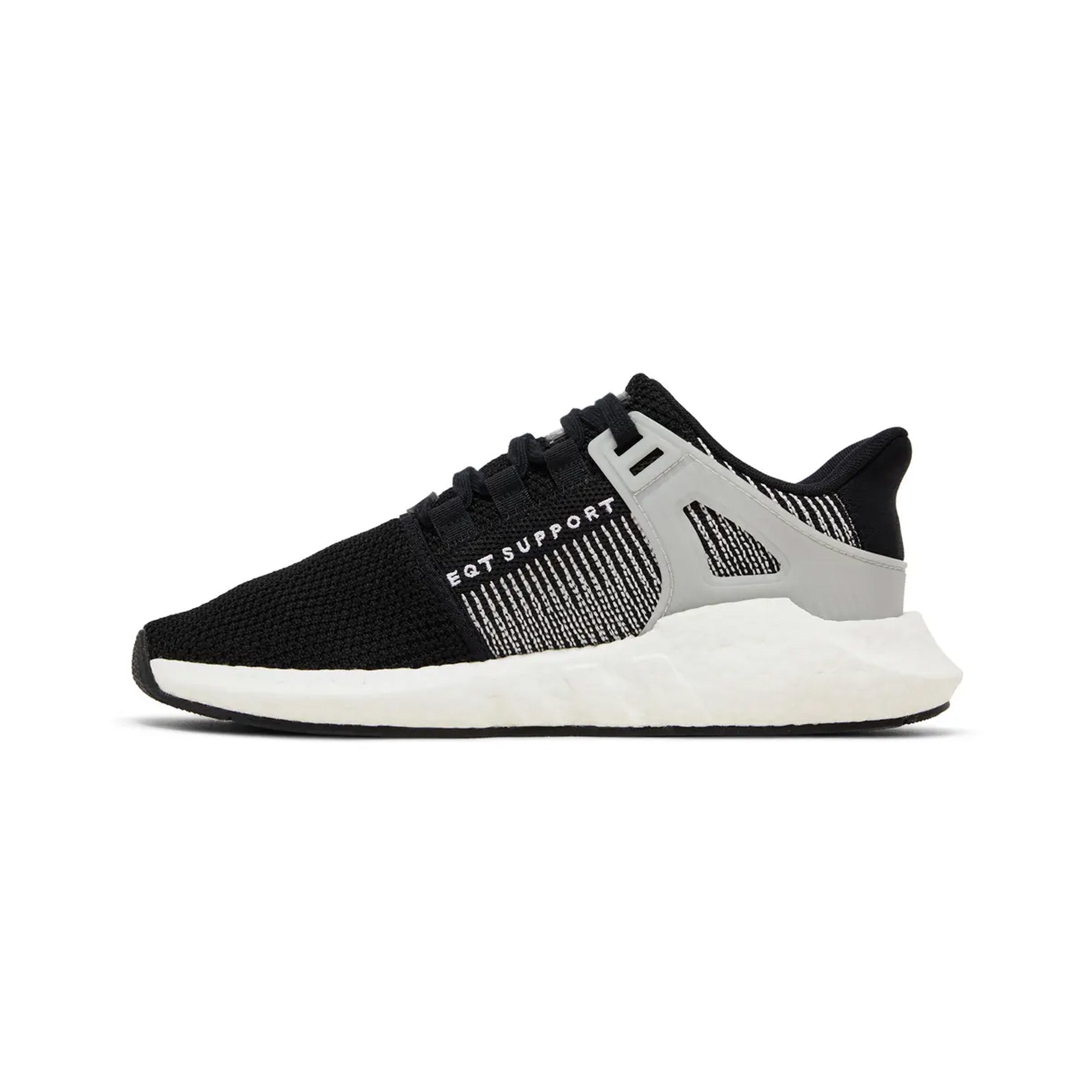 Adidas EQT Support 93/17 Running Shoes - Black/White | Boost Cushioning for Comfort & Performance | Perfect for Gym Workouts & Casual Wear