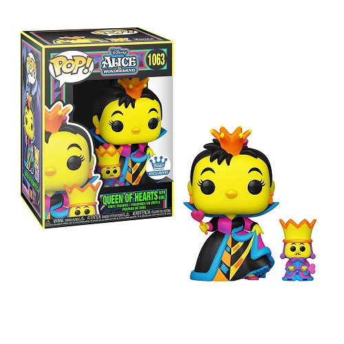 Funko Pop! Alice in Wonderland Queen of Hearts with King Collectible Vinyl Figure #1063 - Perfect for Disney Fans, Movie Collectors & Home Decor Display