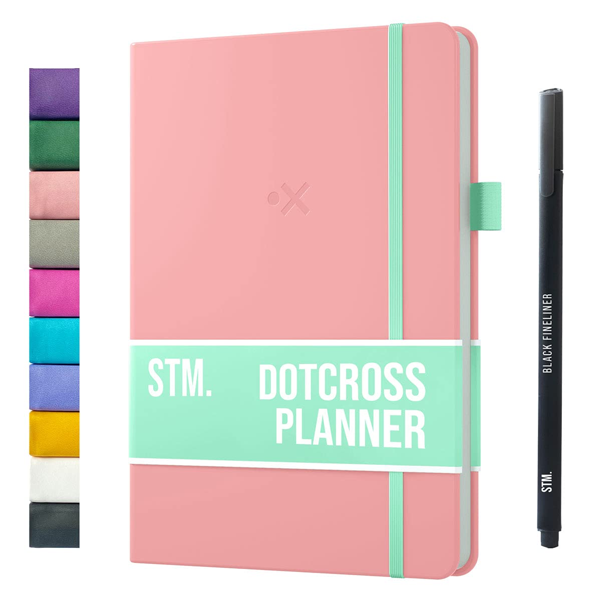 2025 Daily Planner (Undated) - A5 Dot Grid Notebook with Weekly & Yearly Calendar | All-in-One Organizer for Personal, Professional & Academic Goals | Perfect for Work, School & Productivity Planning