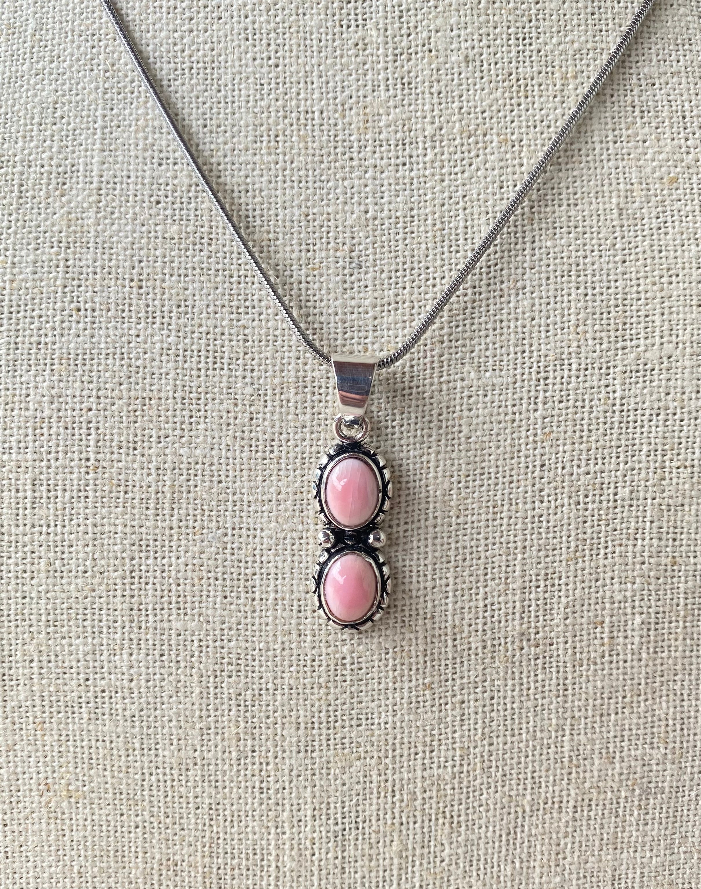 Natural Shell and Stone Double Pendant Necklace - Boho Beach Jewelry for Women, Perfect for Summer Outfits and Layering