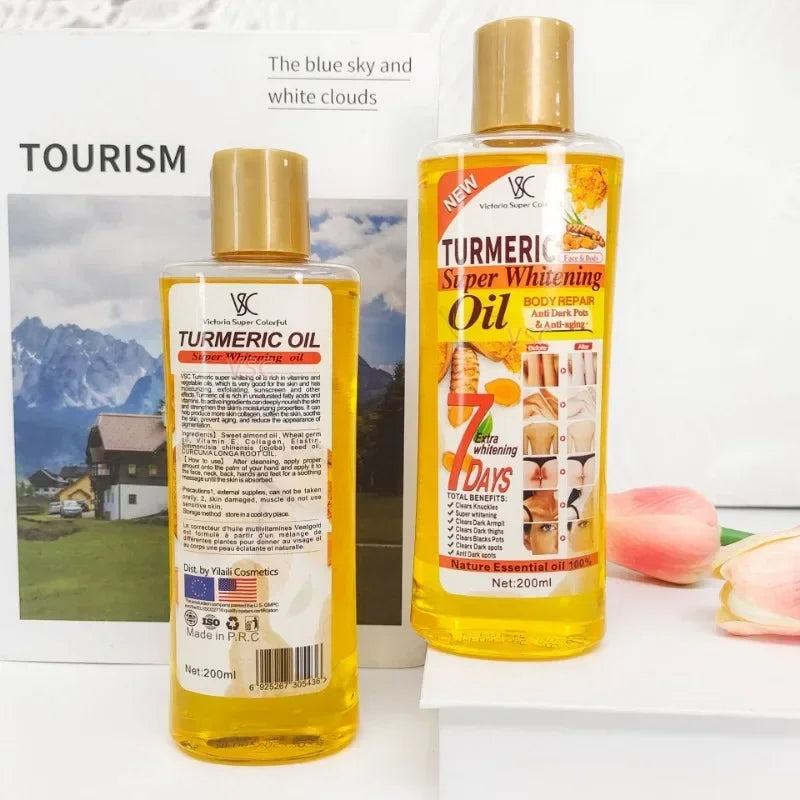Pure Turmeric Essential Oil for Skin & Body Massage, Aromatherapy, Diffuser, Hair & Face Care - Anti-Wrinkle, Dark Spot Treatment - Perfect for Spa, Yoga & Home Relaxation