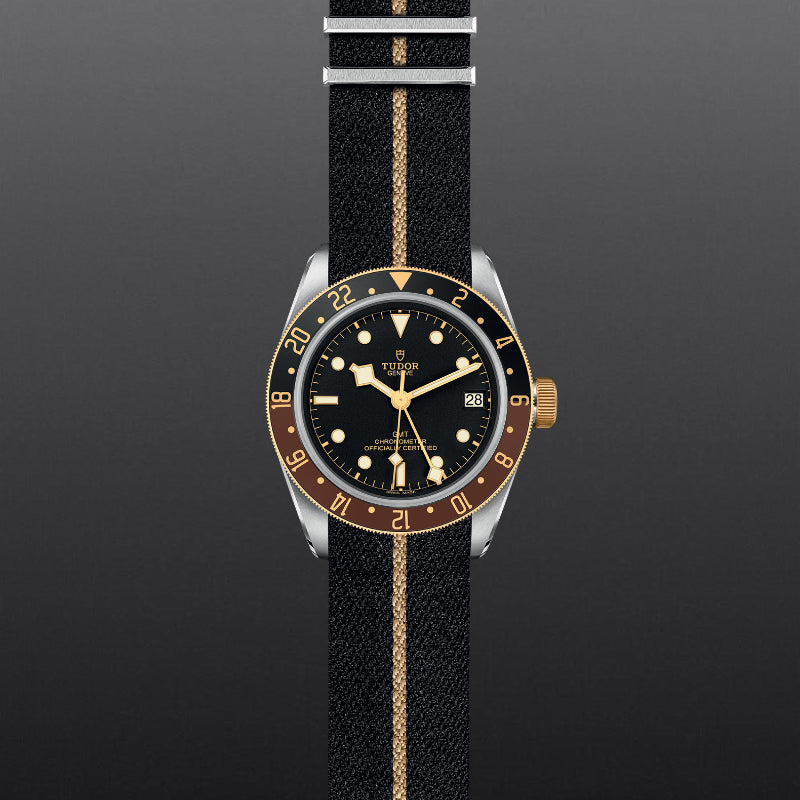 Black Bay GMT S&G Watch - Luxury Stainless Steel & Gold Automatic Timepiece for Men | Perfect for Travel, Business & Everyday Wear