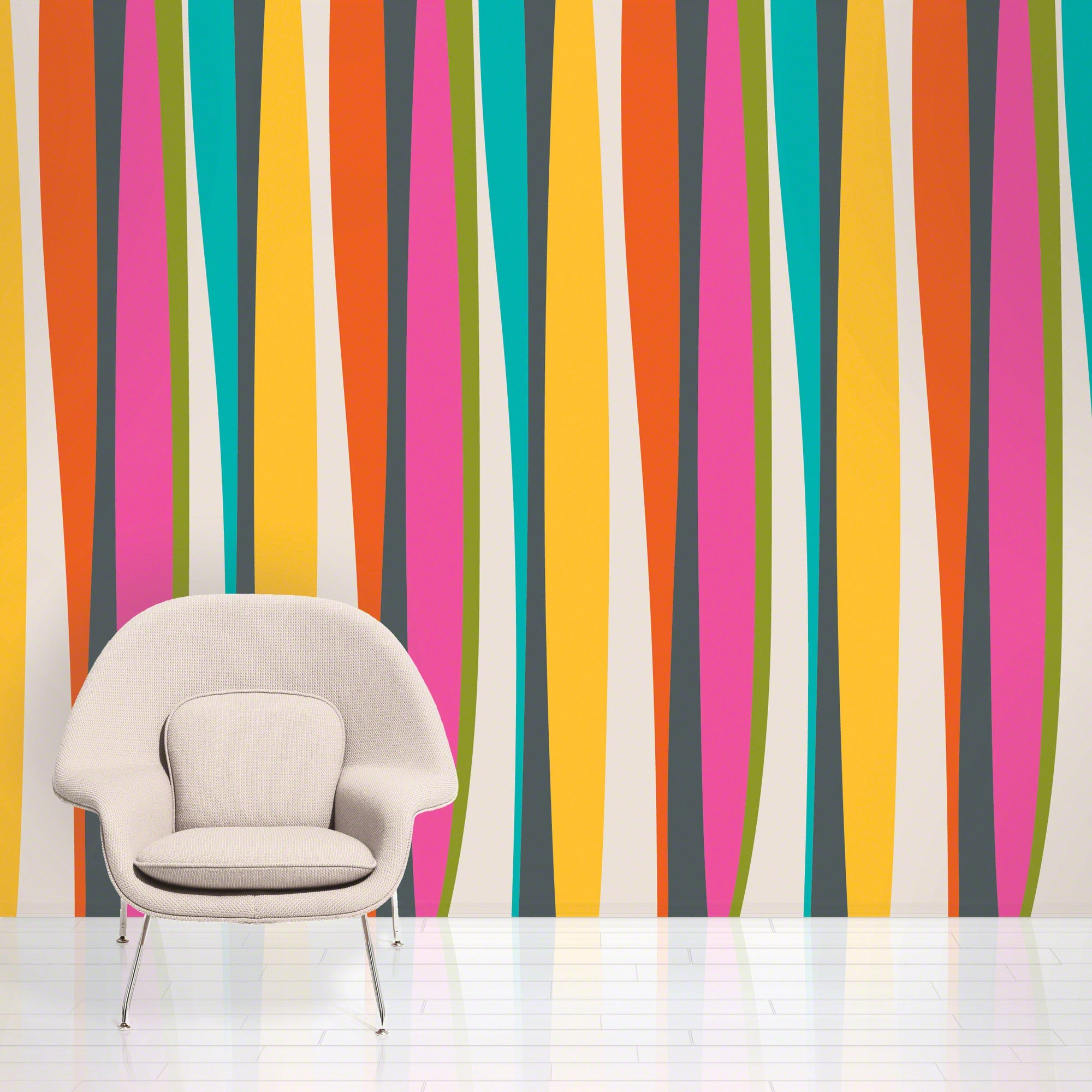 French Bulldog Kisses Peel and Stick Wallpaper - Removable Self-Adhesive Half Kit for Nursery, Kids Room, and Home Decor