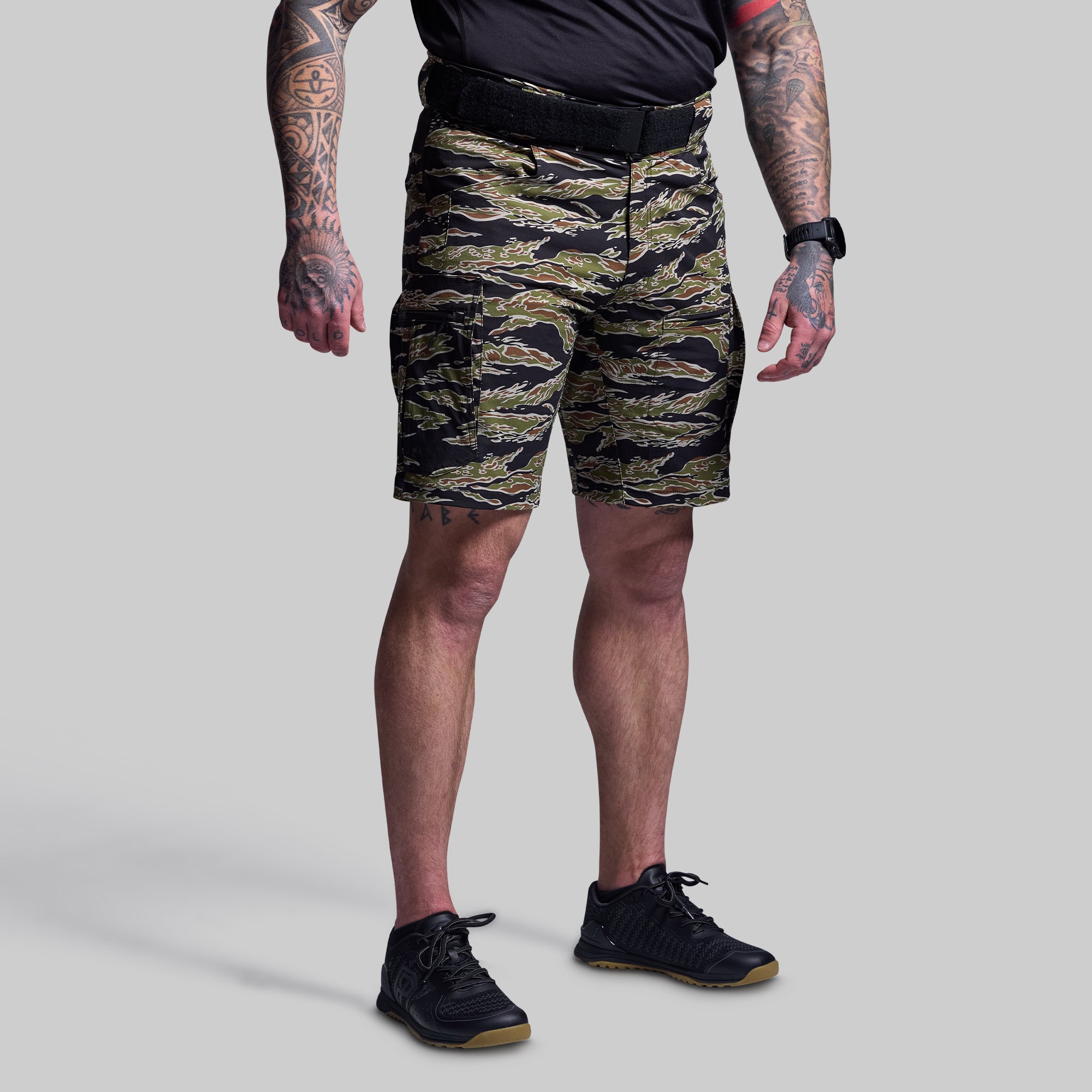 Scout Short (Jungle Tiger) - Lightweight Outdoor Hiking Shorts for Men - Perfect for Camping, Trekking, and Adventure Travel