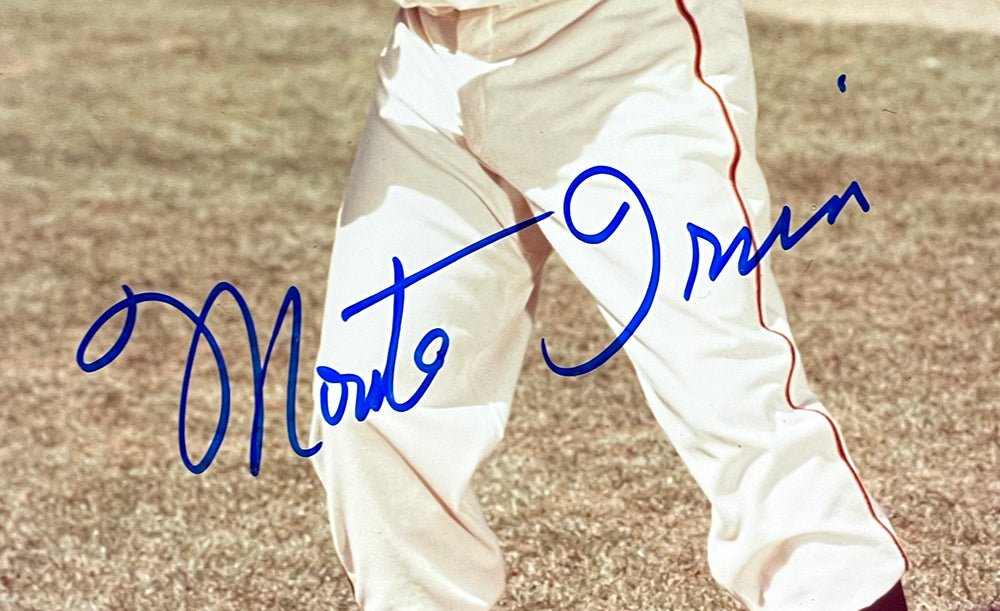 Authentic Monte Irvin Signed 8x10 New York Giants Baseball Photo with JSA Certificate - Perfect for Sports Memorabilia Collectors and Giants Fans Display