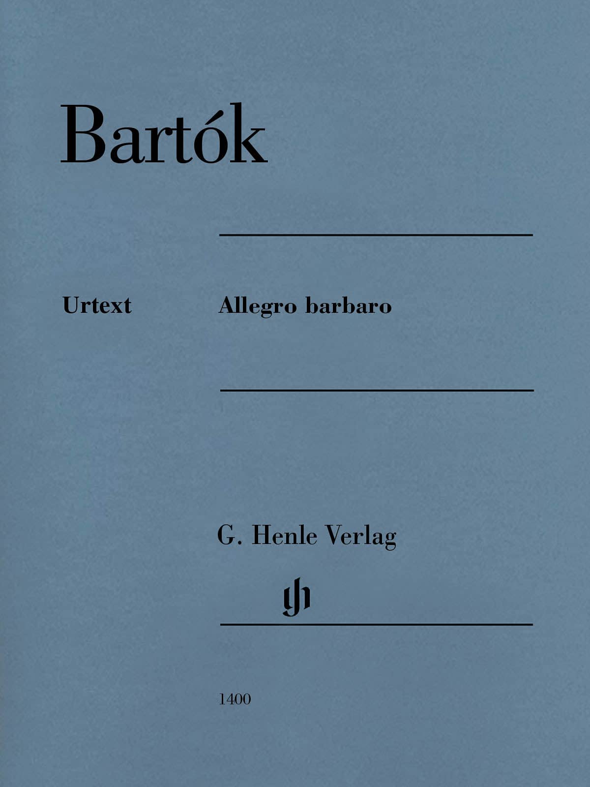 Allegro Barbaro Piano Solo Sheet Music - Urtext Edition HN 1400 (English/German/French) - Perfect for Classical Piano Performances & Music Studies