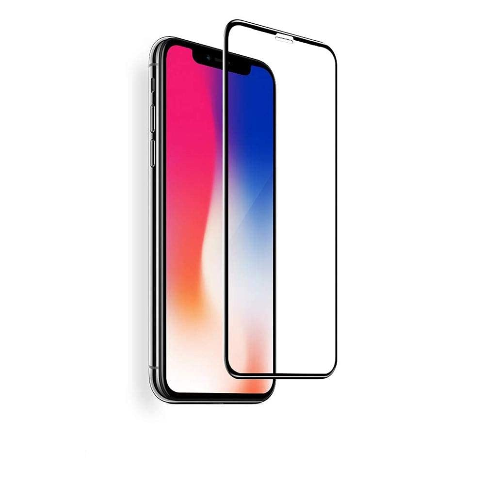BoxWave ClearTouch Glass Curve Screen Protector for Apple iPhone 11 - 9H Tempered Glass, Anti-Scratch, Bubble-Free Installation (Jet Black) - Perfect for Everyday Protection Against Drops and Scratches