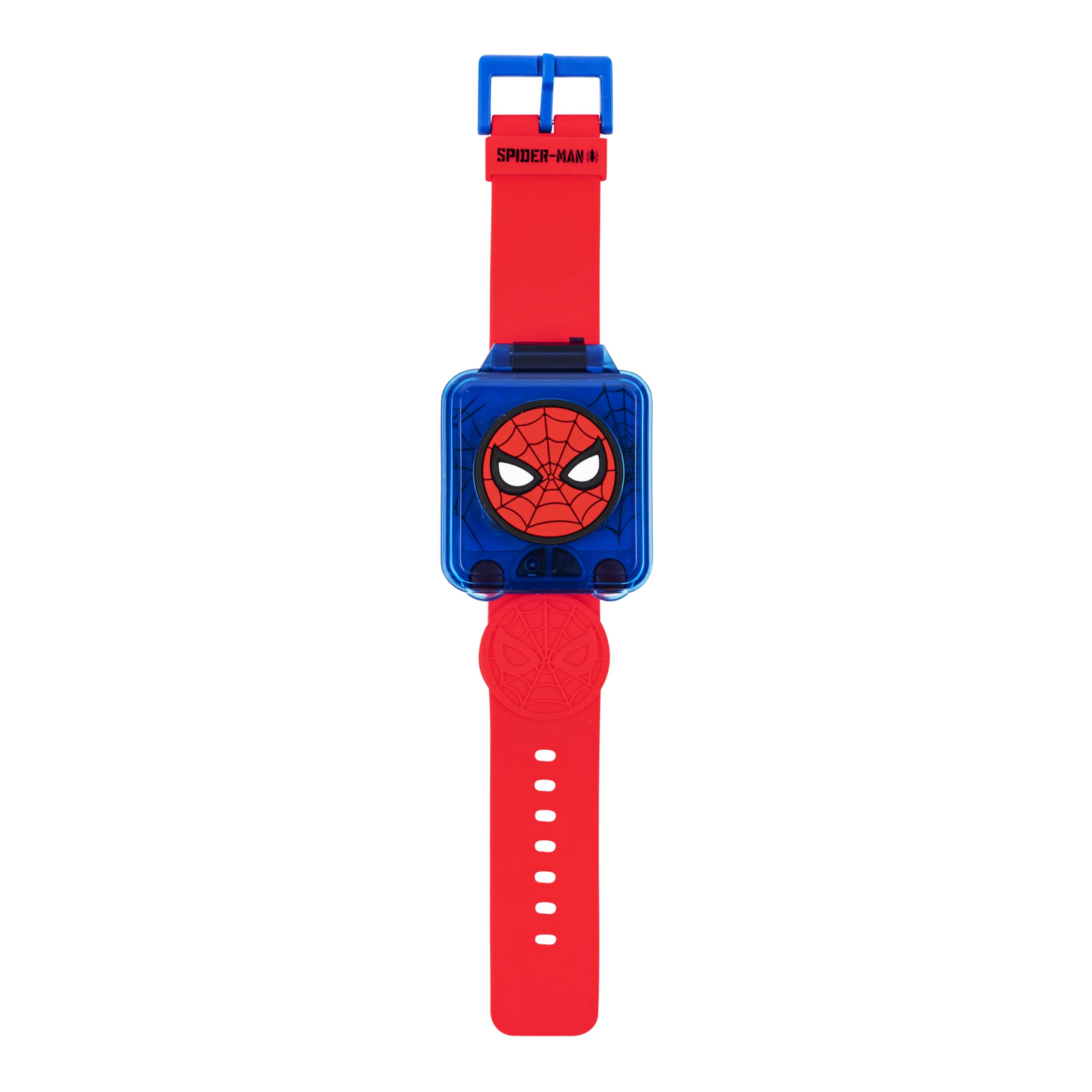 Accutime Marvel Spider-Man Digital Watch for Kids - Educational Learning Watch with Timer, Stopwatch, Alarm & Games - Red Strap for Boys & Girls Ages 3+ | Perfect for School, Playtime & Superhero Adventures