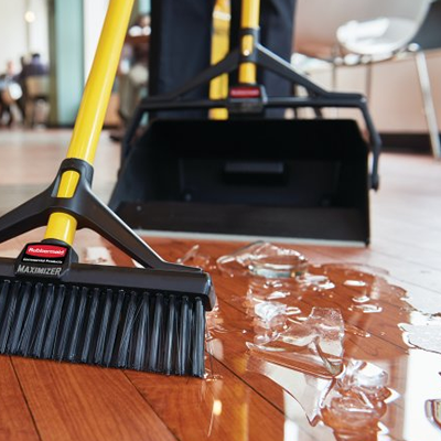 Maximizer™ Wet/Dry Debris Pan - Heavy Duty Cleaning Tray for Construction, Workshop & Home Use - Perfect for Paint, Drywall Dust & Liquid Spills